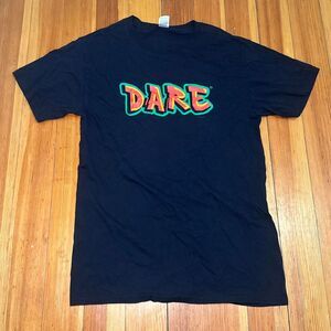 Dare Men's Black and Navy T-shirt